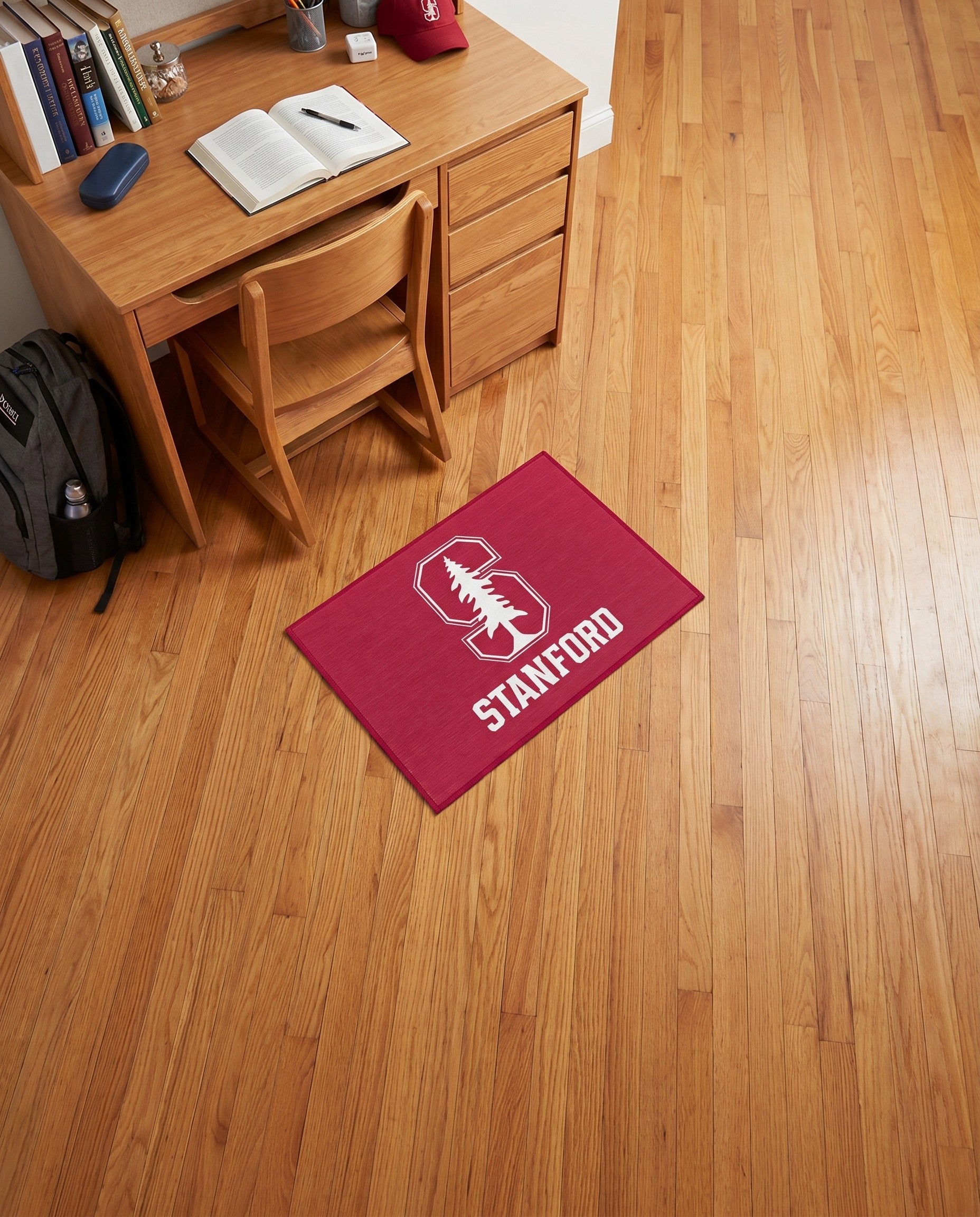 Burgundy College Collection Rug