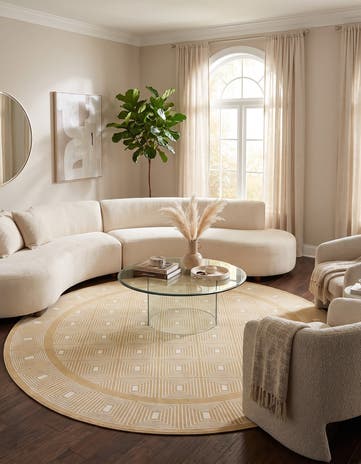 8' x 8' Aakaar Round Rug
