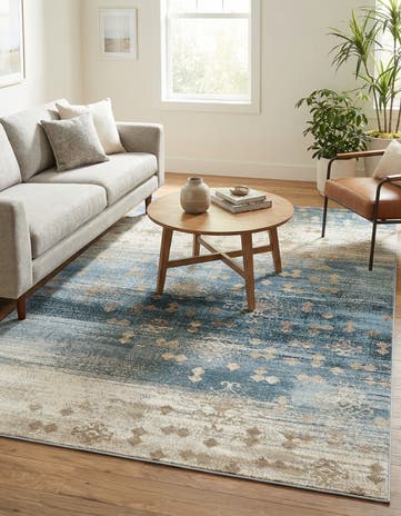 Dark Blue Mirage Rug