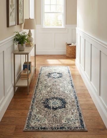 Gray Madeline Runner Rug