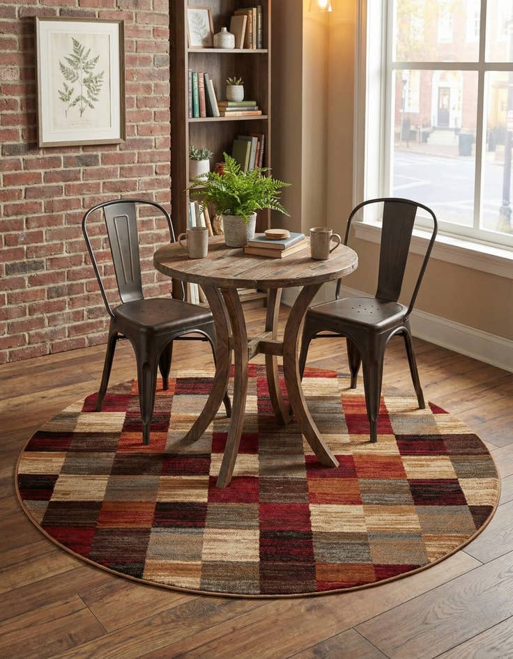 Detail image of 6' x 6' Cafe Round Rug