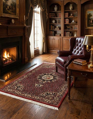 3' 1 x 4' 11 Bidjar Wool Rug