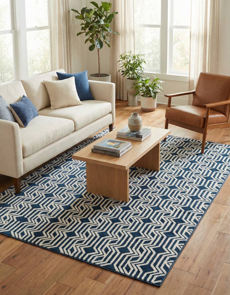 Detail image of 5' 3 x 8' Vince Camuto Rug