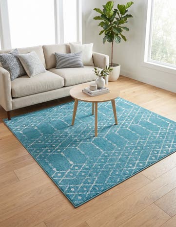 5' 3 x 5' 3 Paxon Trellis Square Rug