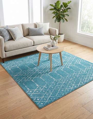 5' 3 x 5' 3 Paxon Trellis Square Rug