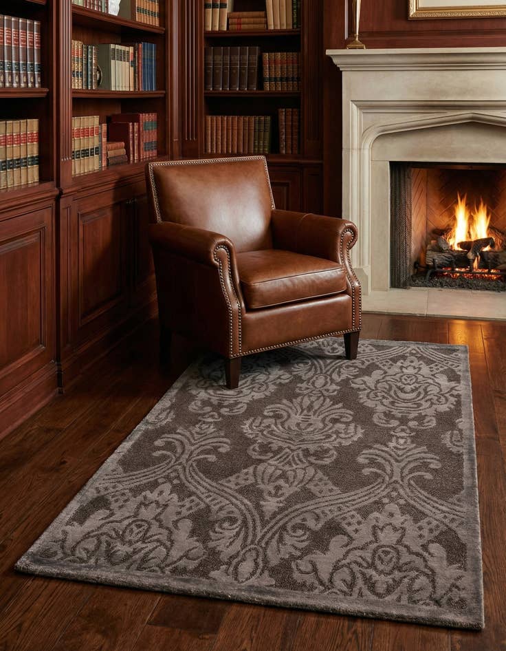 Detail image of 3' x 4' 11 Hand Knotted Darya Wool Rug