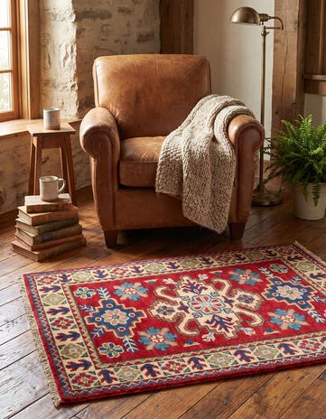 2' x 3' 3 Hand Knotted Kazak Rug