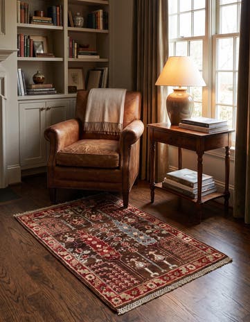2' x 3' Hand Knotted Ariana Ziegler Rug