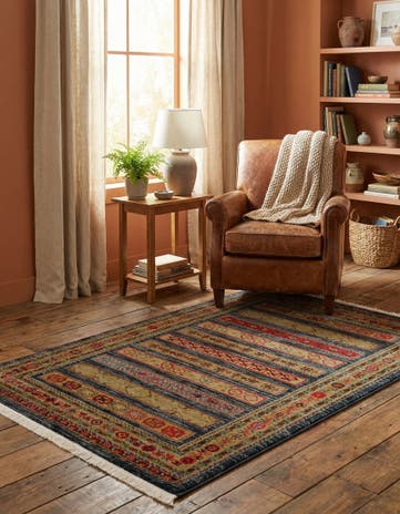 Blue Kashkuli Gabbeh Rug