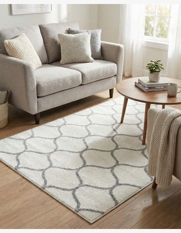 3' x 5' 3 Trellis Frieze Rug