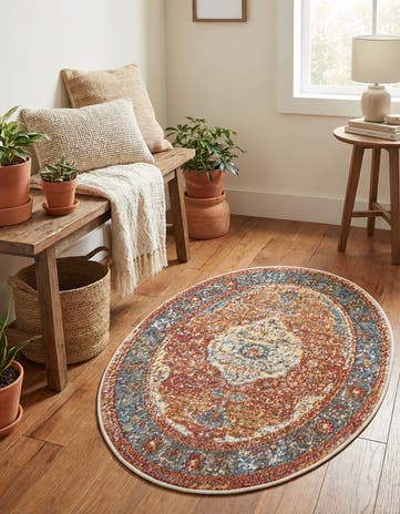2' x 3' 1 Santiago Oval Rug