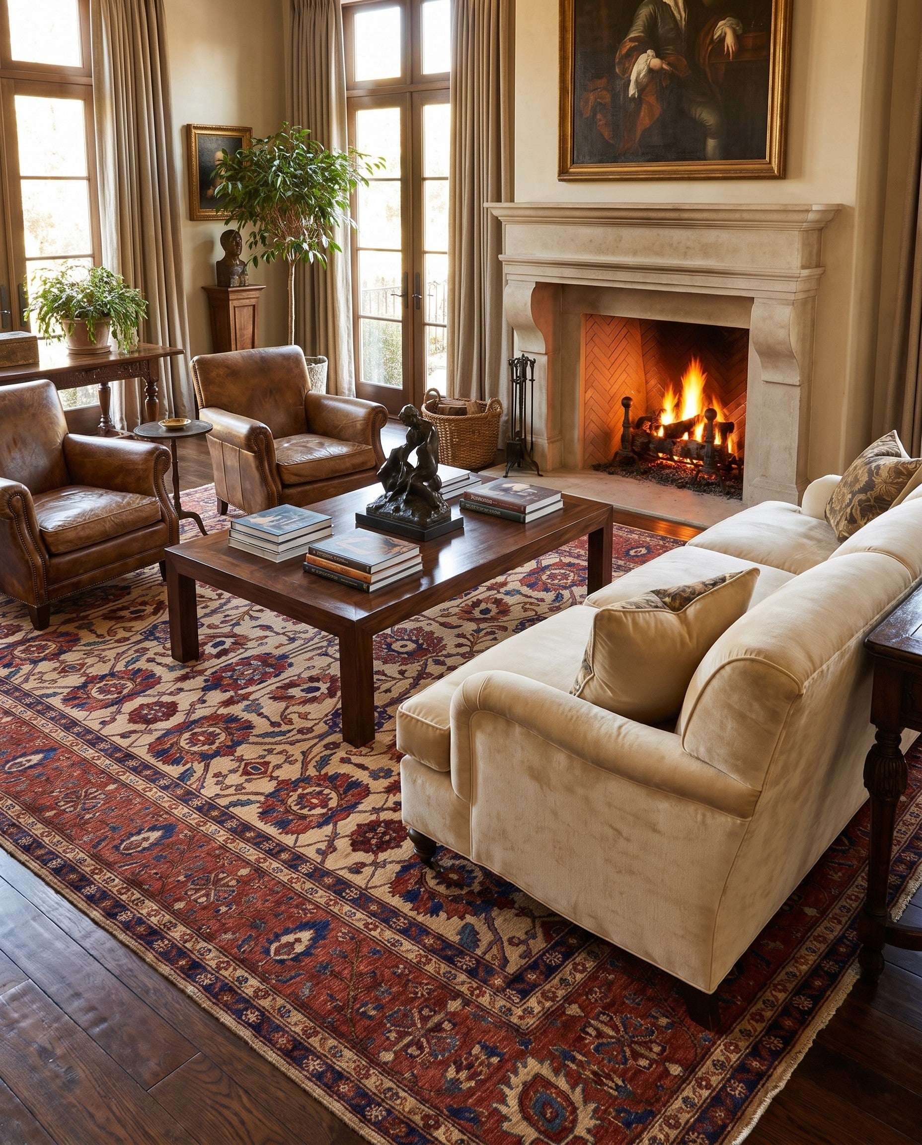 10' x 13' 9 Hand Knotted Ariana Ziegler Rug