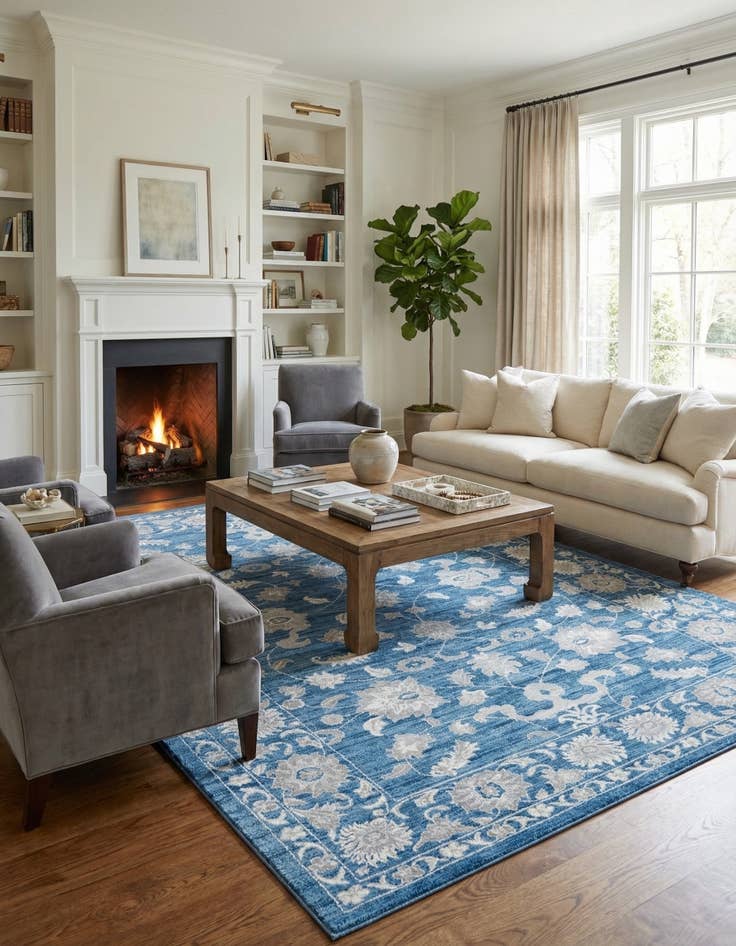 Detail image of 9' 10 x 14' Boston Rug