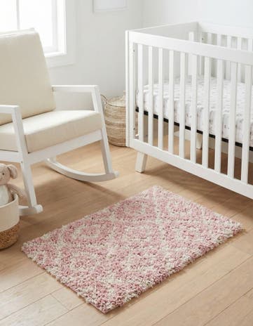 2' x 3' Lattice Shag Rug