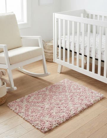 2' x 3' Lattice Shag Rug