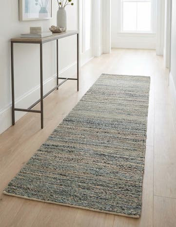 2' x 8' Hand Woven Palm Beach Jute Runner Rug