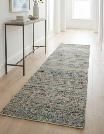 2' x 8' Hand Woven Palm Beach Jute Runner Rug