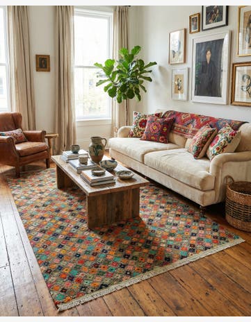 5' 5 x 7' 11 Hand Knotted Balouch Wool Rug