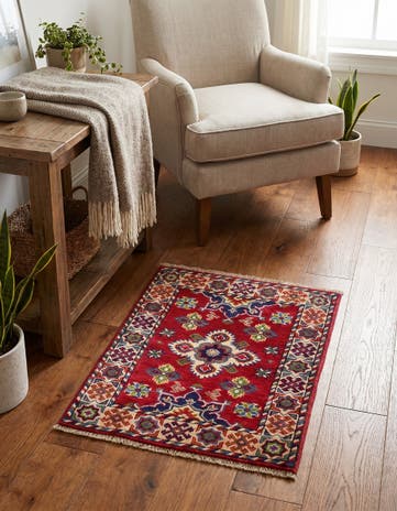 2' x 2' 7 Hand Knotted Kazak Rug