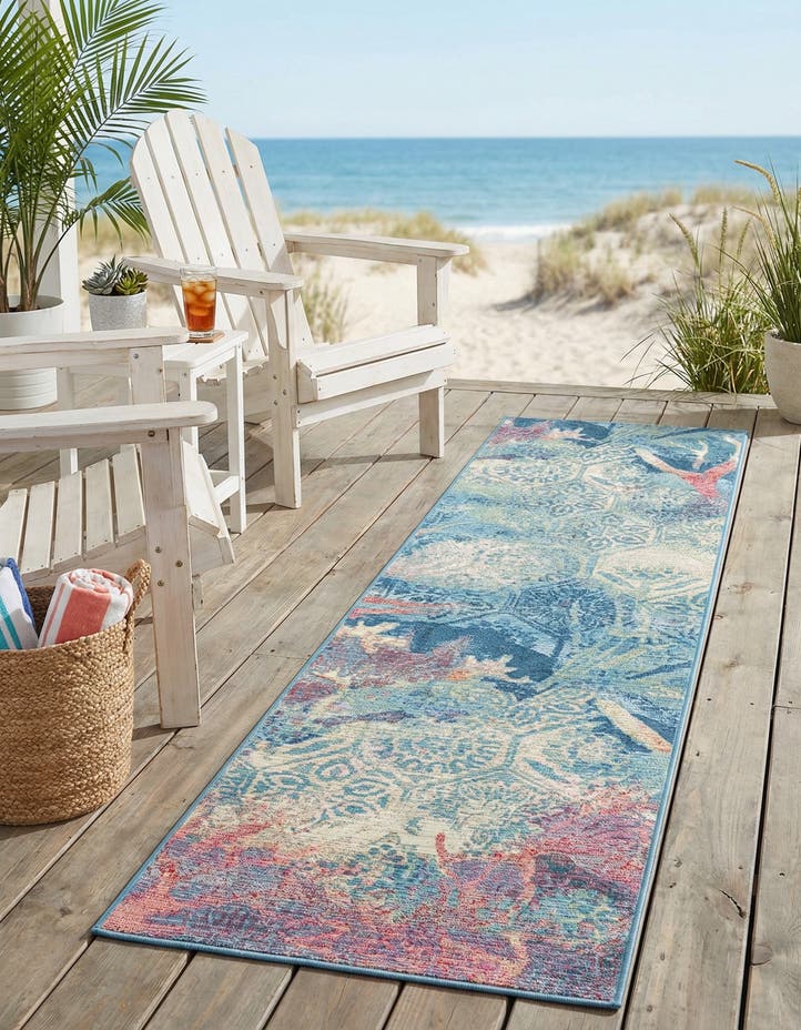 2' x 8' Easy-Clean Coastal Indoor / Outdoo...
