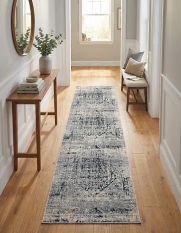 Gray Eliza Runner Rug