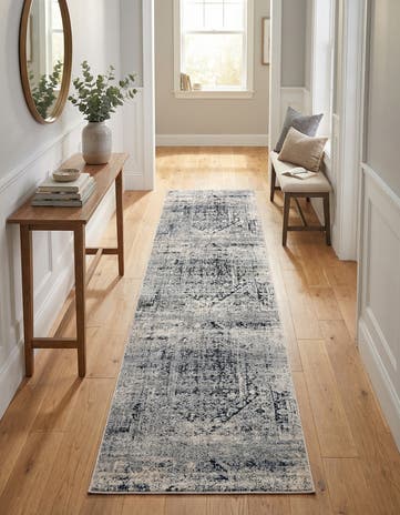 Gray Eliza Runner Rug