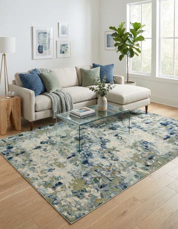 8' x 10' Washable Theia Rug