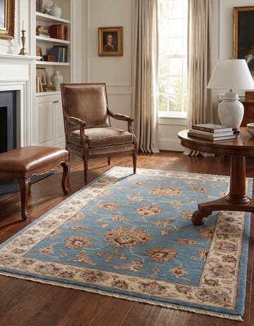 2' 11 x 5' 3 Hand Knotted Ziegler Rug