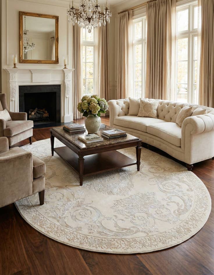 Detail image of 7' 10 x 10' Finsbury Oval Rug