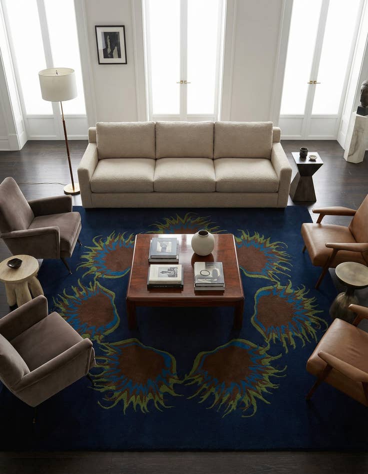 Detail image of 7' 6 x 7' 6 Luna Square Rug