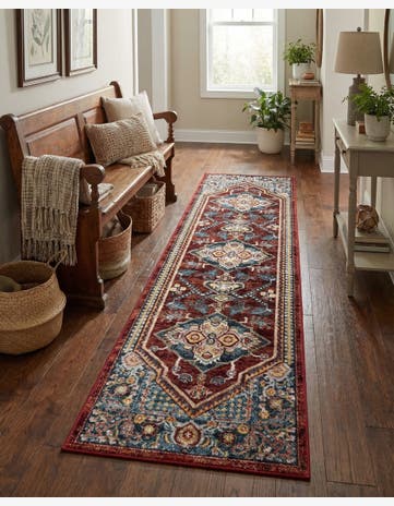 2' x 8' Kamala Washable Runner Rug