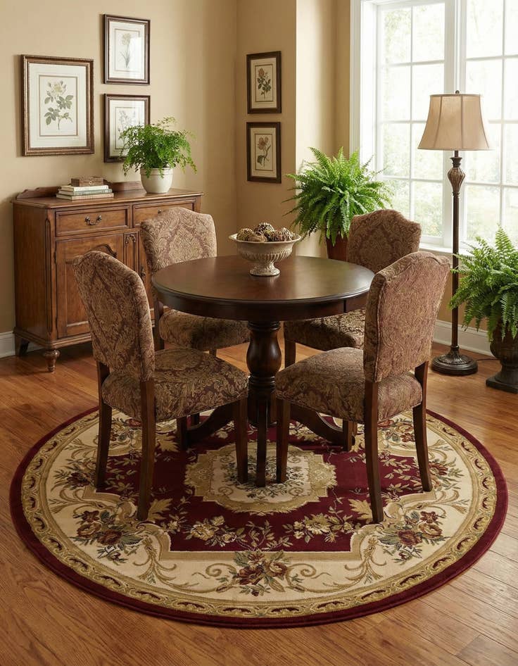 Detail image of 7' 10 x 7' 10 Chateau Round Rug