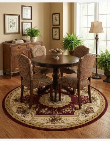 7' 10 x 7' 10 Chateau Round Rug