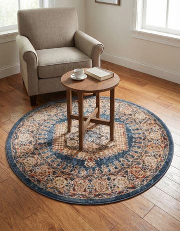 4' x 4' Eden Round Rug