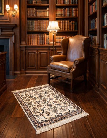 2' x 2' 8 Hand Knotted Nain Rug