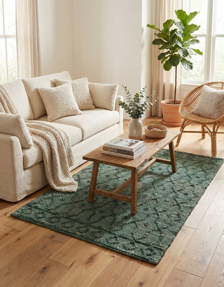 3' 1 x 5' 1 Hand Woven Larsa Jute Rug