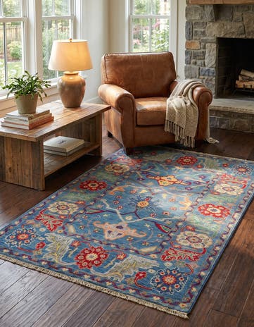 3' 2 x 5' Hand Knotted Kazak Rug