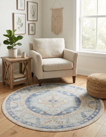 4' 1 x 4' 1 Whitney Round Rug