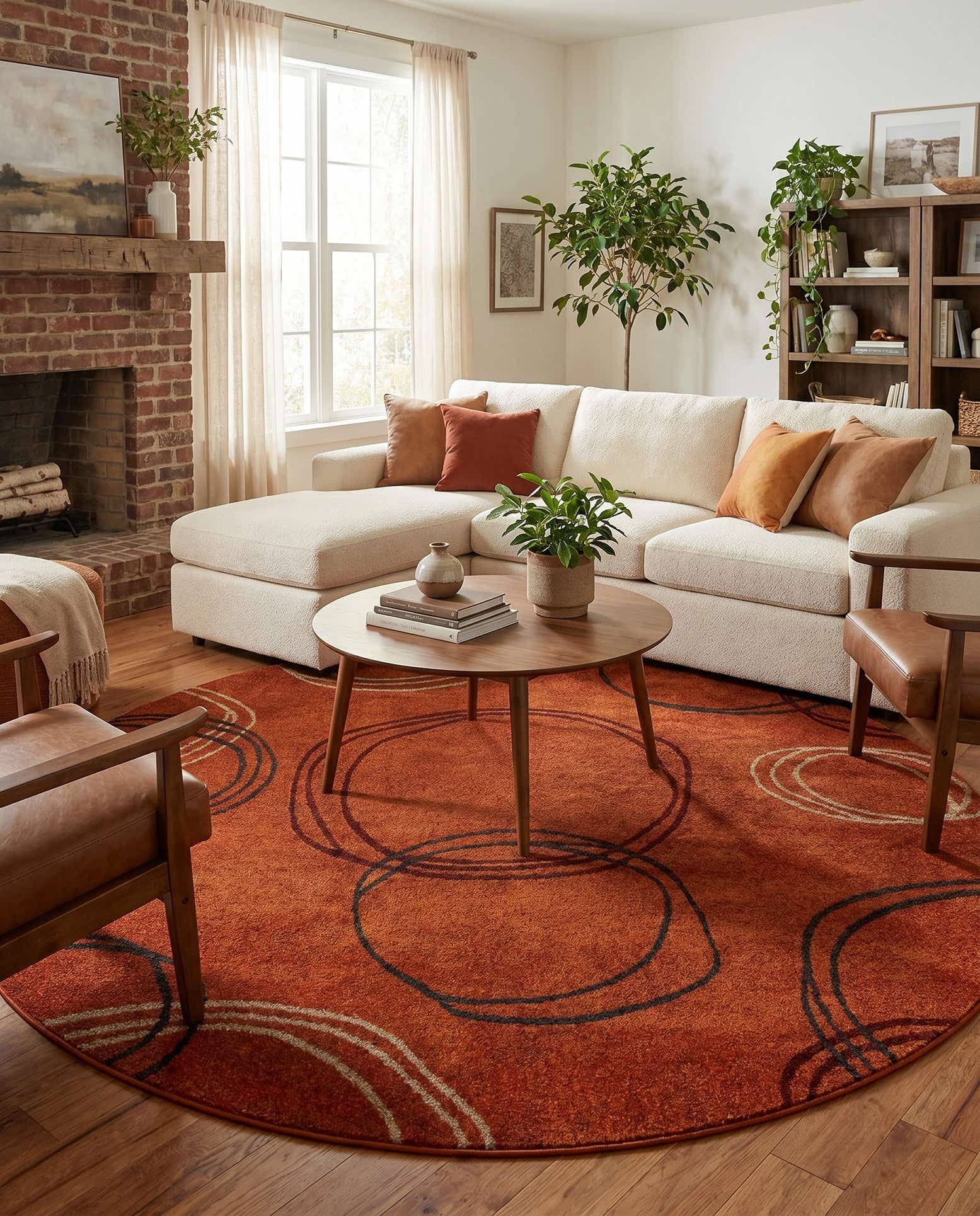 8' x 8' Harvest Round Rug