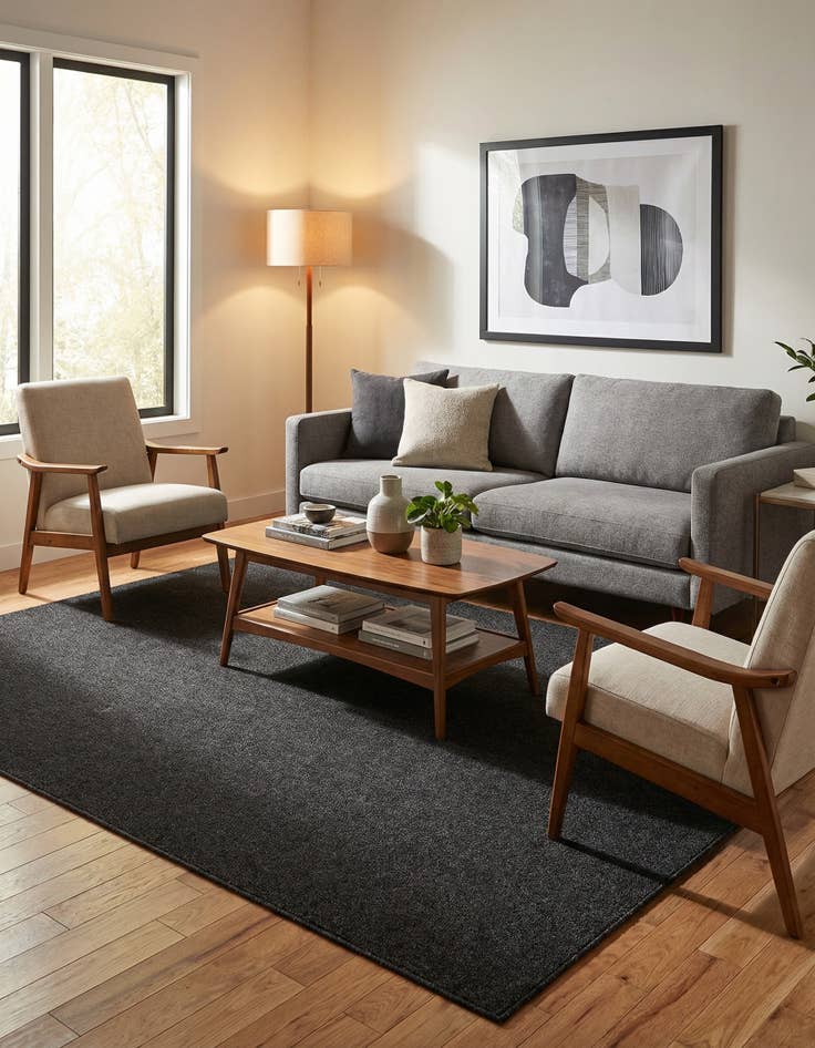 Detail image of 5' 3 x 8' Everyday Solid Rug