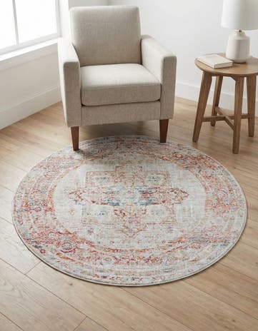 3' 10 x 3' 10 Noble Round Rug