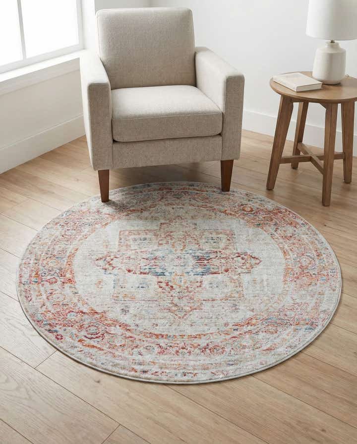 115cm x 115cm Noble Rund Teppich