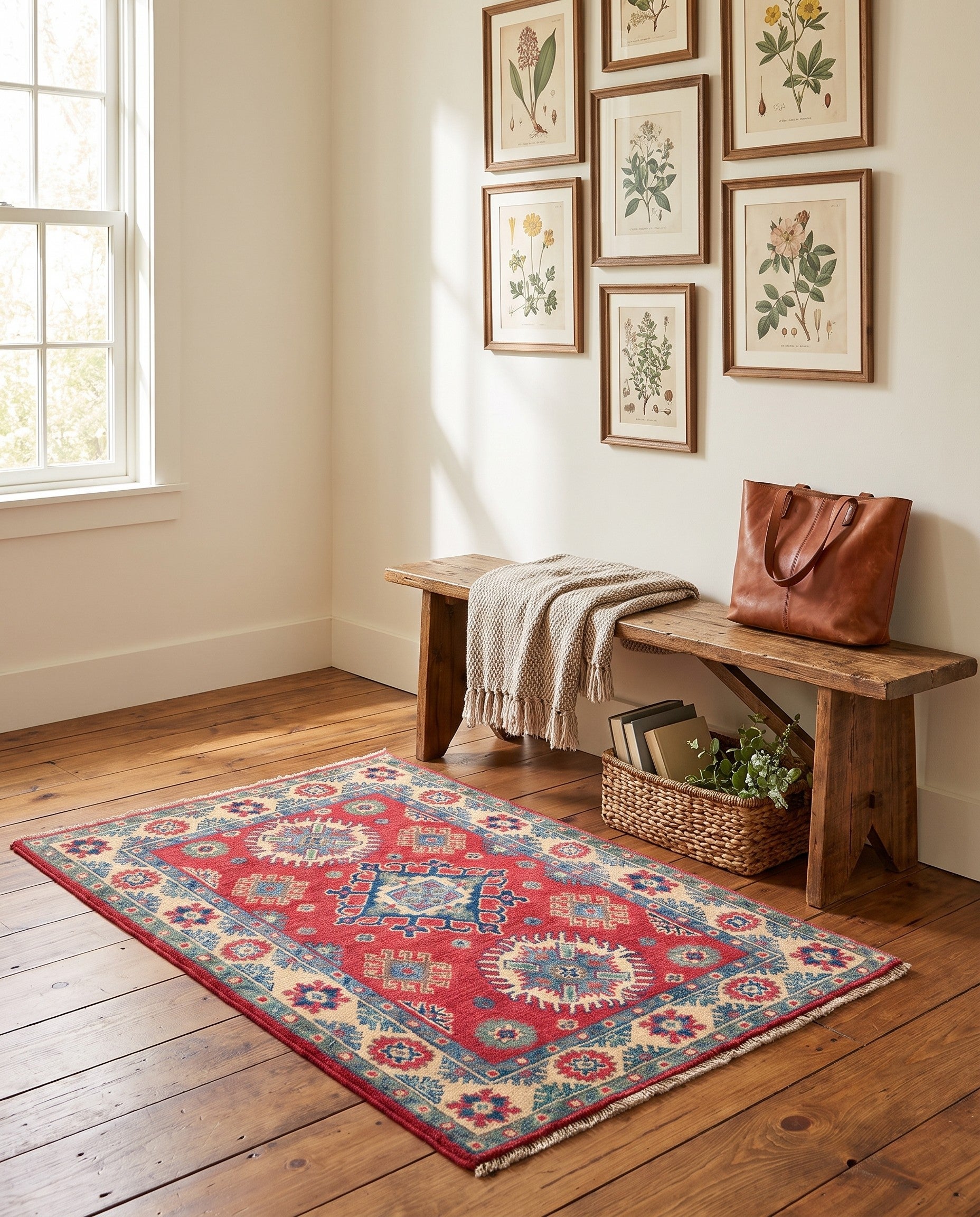 2' 9 x 3' 11 Hand Knotted Kazak Rug
