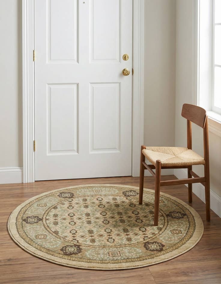 Detail image of 3' 3 x 3' 3 Mamluk Round Rug