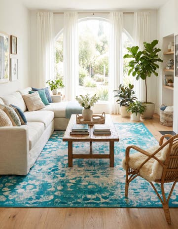 Turquoise Monaco Rug