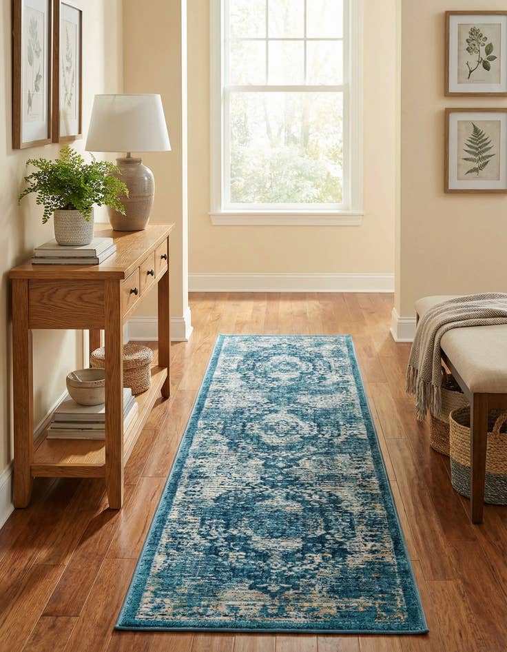 Detail image of 2' x 8' Dahlia Runner Rug