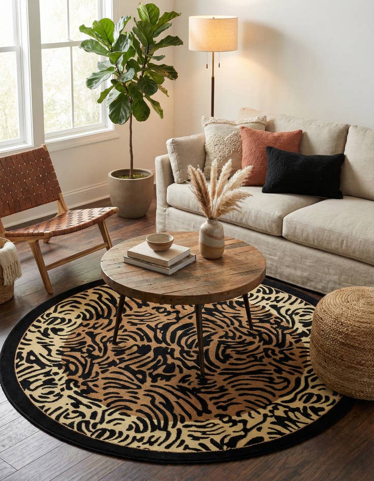 Detail image of 7' 10 x 7' 10 Savannah Round Rug