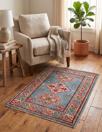 2' 1 x 3' Hand Knotted Kazak Rug