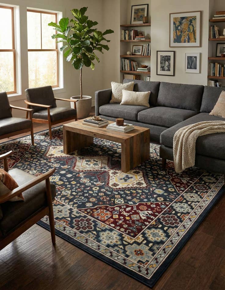 Detail image of 10' x 14' Kamala Washable Rug