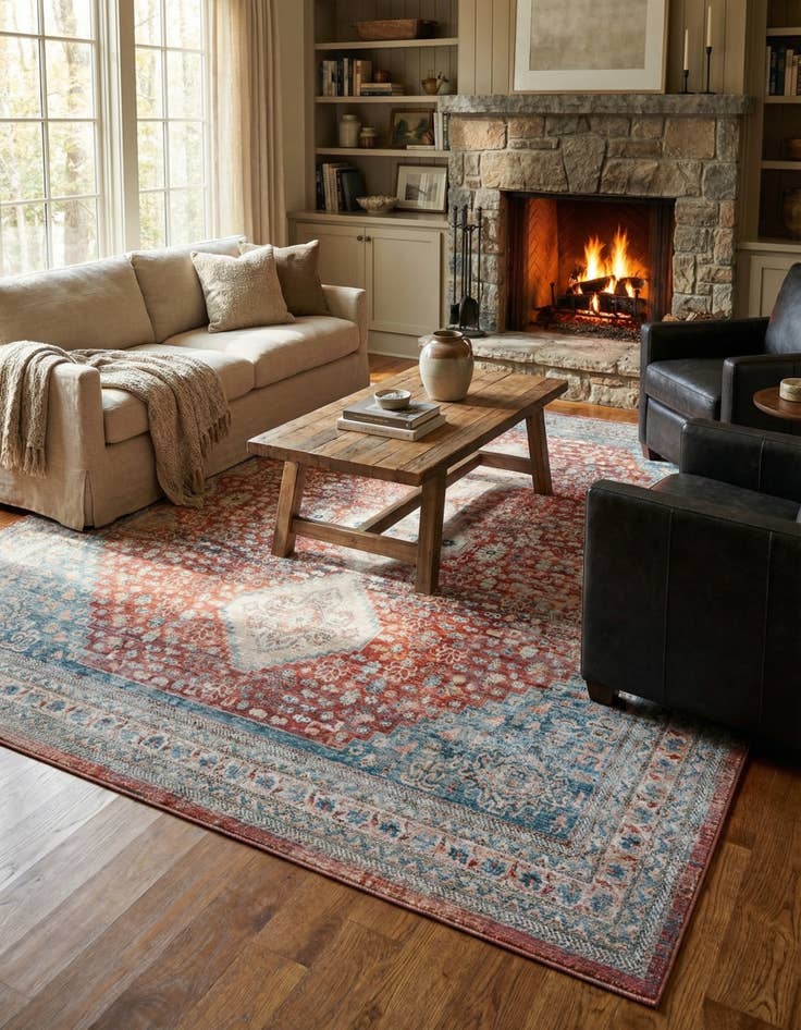 Detail image of 10' 2 x 10' 2 Newport Square Rug